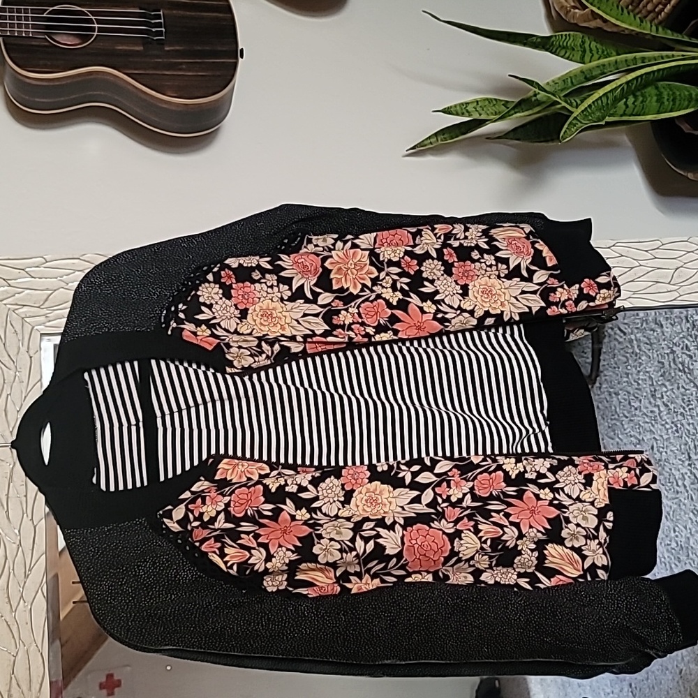 Saltwater LUXE Black Floral Bomber